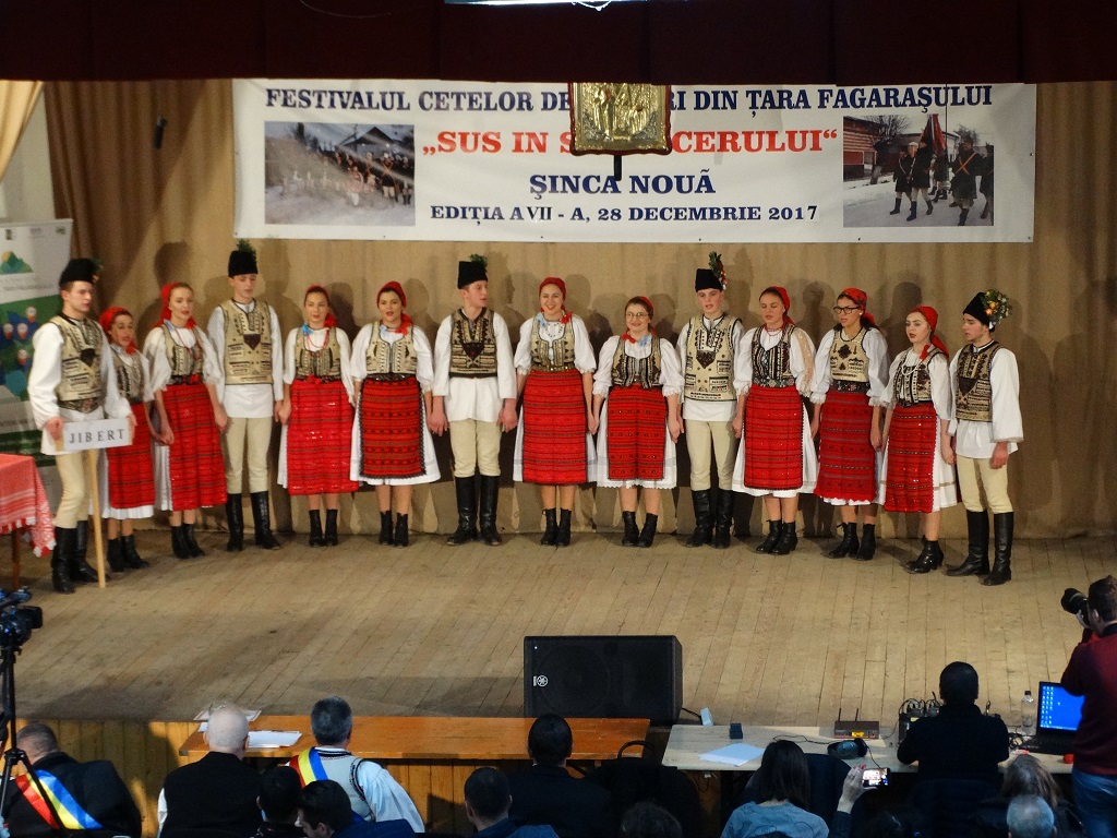 Ceata de Feciori din Jibert, Festivalul Cetelor de Feciori din Tara Fagarasului - Sus in slava cerului, Sinca Noua, 2017